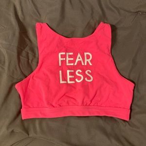 High neck, Strappy back, aerie sports bra